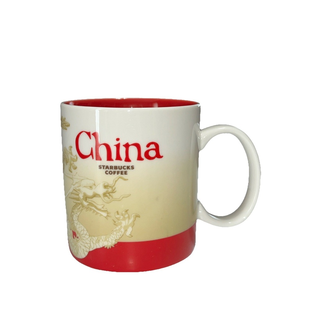 Starbucks 2015 China Coffee Mug Collector Series Global Icon City 16 oz Dragon